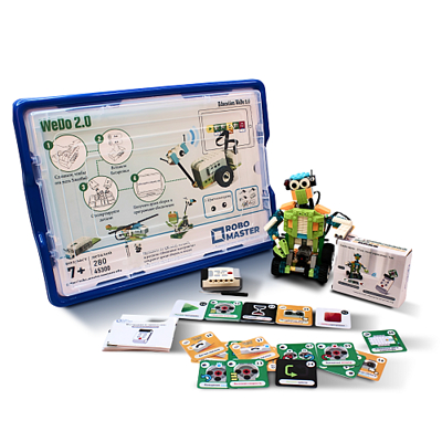 Комплект ДС Базовый набор WeDo 2.0 + Карты для безэкранного программирования, арт. wedo2.0_karti_DS, производитель ООО "СТЕМ ЦЕНТР" , ISBN 200-9-46938-654-8 № 1
