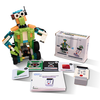 Комплект ДС Базовый набор WeDo 2.0 + Карты для безэкранного программирования, арт. wedo2.0_karti_DS, производитель ООО "СТЕМ ЦЕНТР" , ISBN 200-9-46938-654-8 № 3