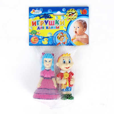 Набор для купания Играем вместе Буратино и Мальвина, арт. 147R-PVC, производитель Симбат, ISBN 469-0-59002-750-9№ 1