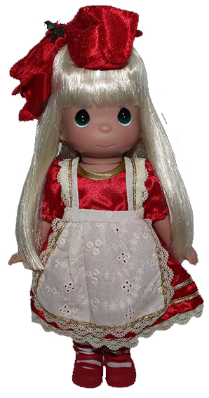 Кукла Precious Moments Алиса в стране чудес, 30 см, арт. 8386, производитель The Doll Maker, ISBN 73-2-53308-386-0, № 1