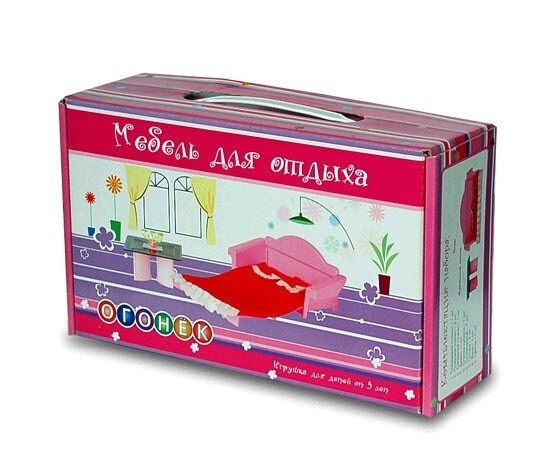 Мебель для кукол Для отдыха, арт. C-759, производитель Симбат, ISBN 460-3-28300-481-7, № 2