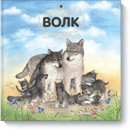 Животные в природе. Волк. Ренне, производитель Манн, Иванов и Фербер , ISBN 978-5-00100-464-6, № 1