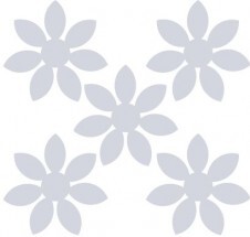 Набор термоаппликаций световозвращающих Цветочки, 70х70 мм, Cova, арт. 333-309, производитель Оптима Партнер, ISBN 462-7-10650-445-2, № 1