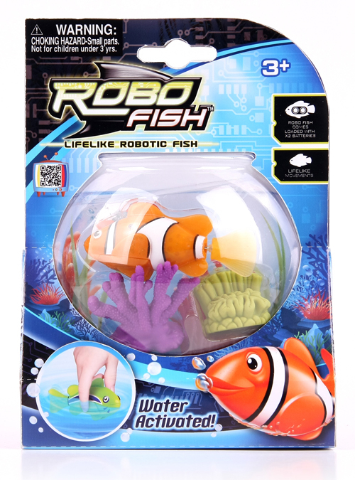 РобоРыбка с 2 кораллами, арт. 2538, производитель RoboFish, ISBN 942-1-01223-291-2, № 1