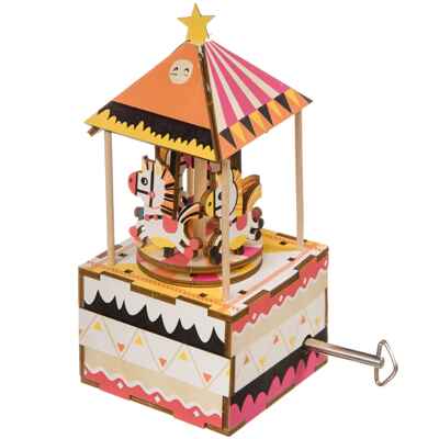 Набор для творчества  . Муз шкатулка дер, КАРУСЕЛЬ, 61 дет., арт. ВВ4246, производитель Bondibon (Бондибон), ISBN 489-5-13604-263-7№ 3