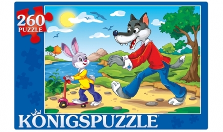Konigspuzzle. Пазлы 260 элементов. Сказка № 58, арт. Пк260-5867, производитель Konigspuzzle (Кёнигспазл), ISBN 466-5-30315-867-2, № 1