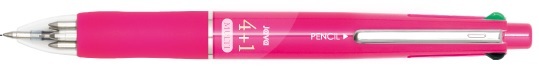 Ручка шариковая 0,7 Jet 4+1 Multipen ярко-розовая, арт. 10.026D, производитель JAVAPEN (ЯВАПЕН), ISBN 880-9-25176-813-2, № 1