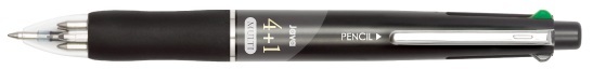 Ручка шариковая 0,7 Jet 4+1 Multipen черная, арт. 10.029D, производитель JAVAPEN (ЯВАПЕН), ISBN 880-9-25176-816-3, № 1