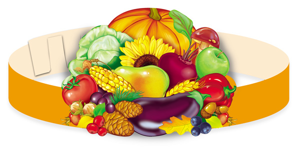 МА-13776 Маска-ободок. Овощи (УФ-лак), производитель Сфера ТЦ , ISBN 463-0-11201-192-0, № 1