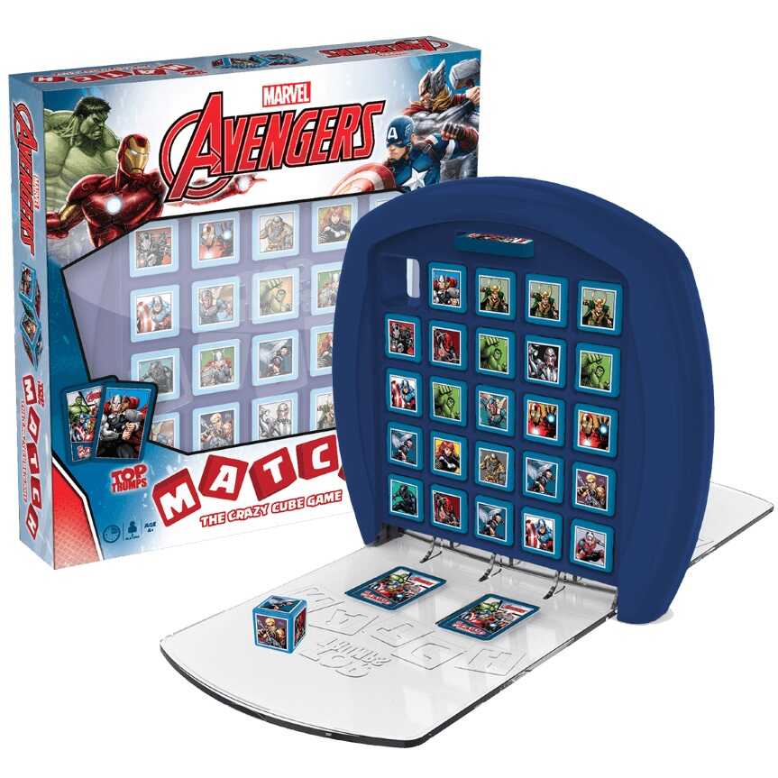 Настольная игра Мэтч Марвел Мстители &quot;Top Trumps Match Marvel Avengers&quot;, арт. 28691, производитель ИнтерХит, ISBN 503-6-90502-869-1, № 2