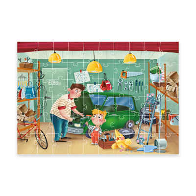 Пазлы "Дом. Гараж" 60 элементов, производитель Я РАСТУ ТОЙЗ, ISBN 467-0-14980-418-8№ 2