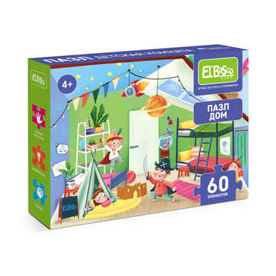 Пазлы "Дом. Детская" 60 элементов, производитель Я РАСТУ ТОЙЗ, ISBN 467-0-14980-442-3№ 1