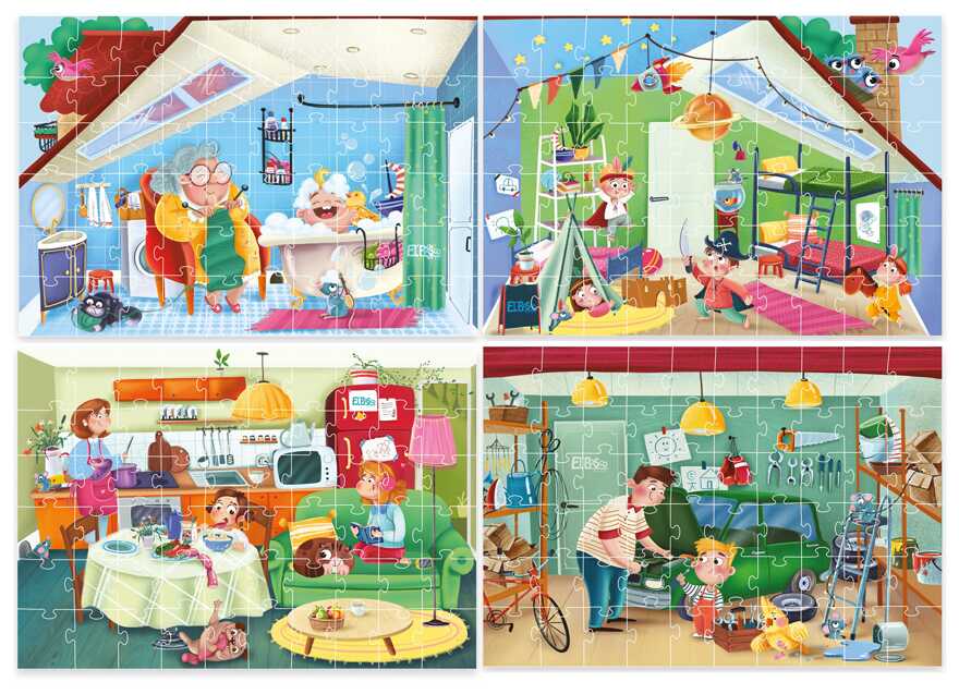 Пазлы "Дом. Детская" 60 элементов, производитель Я РАСТУ ТОЙЗ, ISBN 467-0-14980-442-3, № 2