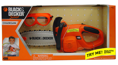 Игрушечная бензопила Black&Decker, производитель CDI, ISBN 004-5-67290-330-3, № 1