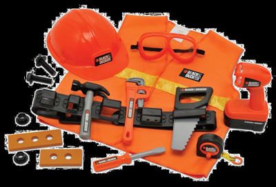 Набор строителя &quot;Униформа с поясом и инструментами&quot; (16предм.) Black&Decker, производитель CDI, ISBN 004-5-67290-475-1, № 1
