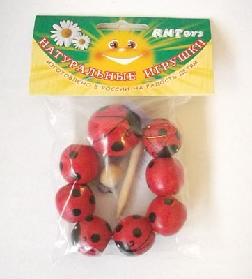 Бусы Божьи Коровки, производитель RNToys (РНТойс), ISBN 200-0-05453-001-8, № 1