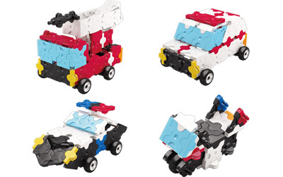 LAQ HAMACRON CONSTRUCTOR ④ FIRE TRUCK Конструктор, 170 деталей, производитель LAQ, ISBN 495-2-90700-149-8, № 1