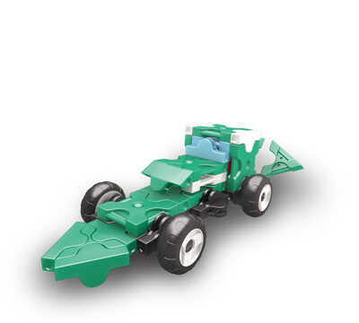 LAQ HAMACRON MINI RACER ③ GREEN Конструктор, 37 деталей, производитель LAQ, ISBN 495-2-90700-152-8№ 1