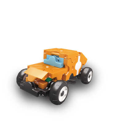 LAQ HAMACRON MINI RACER ④ ORANGE Конструктор, 38 деталей, производитель LAQ, ISBN 495-2-90700-153-5№ 1
