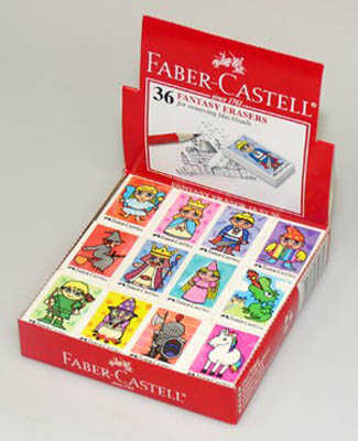 Ластик д/карандашей B,2B,4B FC185236 &lt;23&gt; Сказочное царство винил. Faber-Castell (36/1080), производитель Faber-Castell (Фабер Кастелл), ISBN 955-6-08985-237-1№ 1