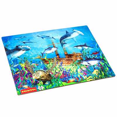 Пазл «Подводный мир» 65 дет. 37х25 см , арт. ВВ4664, производитель Bondibon (Бондибон), ISBN 489-5-13604-704-5№ 3