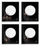 Тетрадь 24 л. Клетка Black side, арт. LXSCCH24-BS, производитель ФАРМ, ISBN 460-2-72319-420-0, № 1