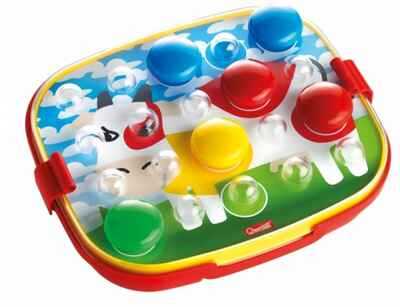 Quercetti Мозаика в чемоданчике Беби-XL , 24 элемента, 4 цвета, производитель Quercetti (Кварчетти), ISBN 800-7-90504-412-4№ 2