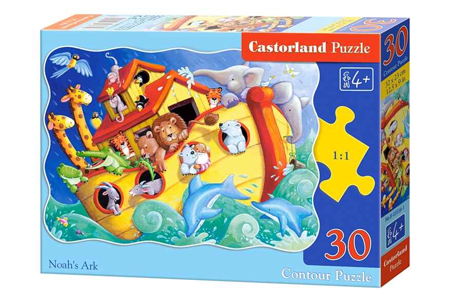 Пазлы Ноев ковчег (CastorLand) 30 элементов, арт. В-03556, производитель Castorland (Касторленд), ISBN 590-4-43800-355-6, № 1