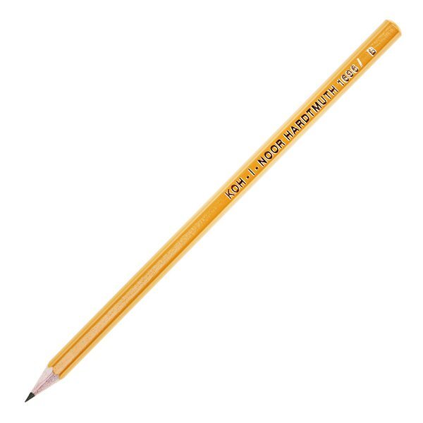 Карандаш теxнический чернографитный. KOH-I-NOOR  шестигранный с заточкой, арт. 1696-B, производитель Koh-I-Noor (Кох-и-Нор), ISBN 859-3-53913-174-8, № 1