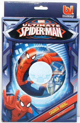 Круг для плавания надувной Bestway Spider Man, 56см, арт.98003, производитель Симбат, ISBN 694-2-13891-136-7, № 1