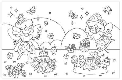 Феи (Милые раскраски), производитель МОЗАИКА kids , ISBN 978-5-43154-693-8№ 3