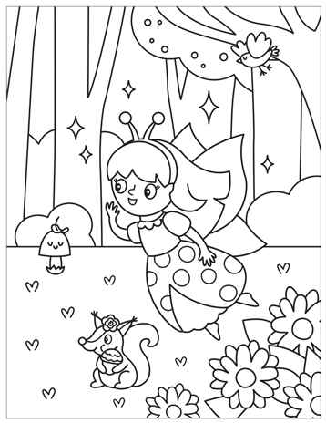 Феи (Милые раскраски), производитель МОЗАИКА kids , ISBN 978-5-43154-693-8№ 5