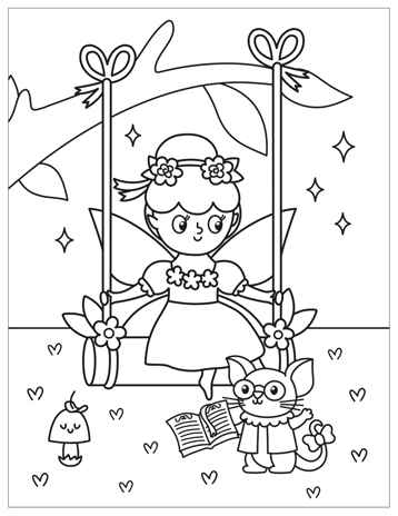 Феи (Милые раскраски), производитель МОЗАИКА kids , ISBN 978-5-43154-693-8№ 6