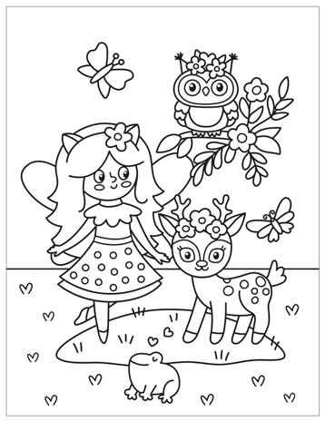 Феи (Милые раскраски), производитель МОЗАИКА kids , ISBN 978-5-43154-693-8№ 7