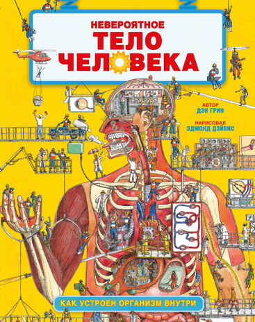 Невероятное тело человека. Как устроен организм внутри. Грин Д. Удивительные энциклопедии, производитель Клевер (Clever) , ISBN 978-5-00154-782-2№ 1