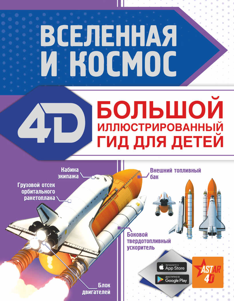 Вселенная и космос. Ликсо В.В. Большой иллюстрированный 4D гид для детей, производитель АСТ , ISBN 978-5-17139-423-3, № 1