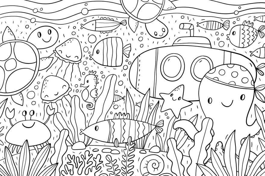 Весёлые раскраски. Прекрасные русалки, производитель Клевер (Clever) , ISBN 978-5-00211-067-4, № 5