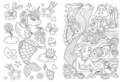 Весёлые раскраски. Прекрасные русалки, производитель Клевер (Clever) , ISBN 978-5-00211-067-4№ 6