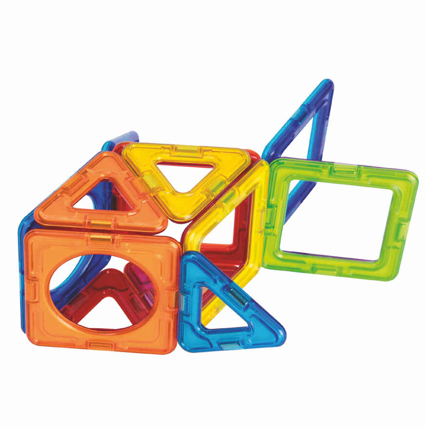 Магнитный конструктор Magformers Basic Plus 14 Set, арт. 715013, производитель Magformers (Магформерс), ISBN 880-9-46553-456-1, № 4