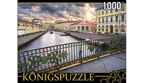 Konigspuzzle. Пазлы 1000 элементов. Санкт-петербург. Река мойка, арт. Гик1000-6526, производитель Konigspuzzle (Кёнигспазл), ISBN 466-5-29966-526-0, № 1
