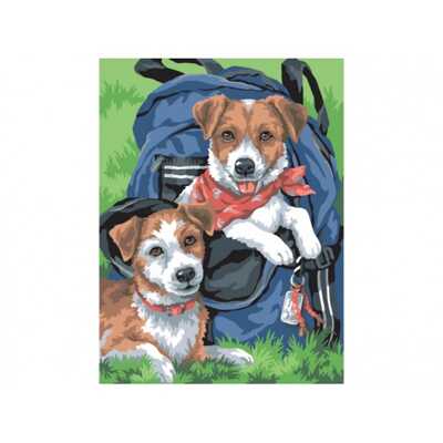 Живопись на холсте "Терьеры", арт. 201-CE-C, производитель Белоснежка, ISBN 693-0-13700-201-8№ 1