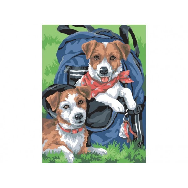 Живопись на холсте "Терьеры", арт. 201-CE-C, производитель Белоснежка, ISBN 693-0-13700-201-8, № 1