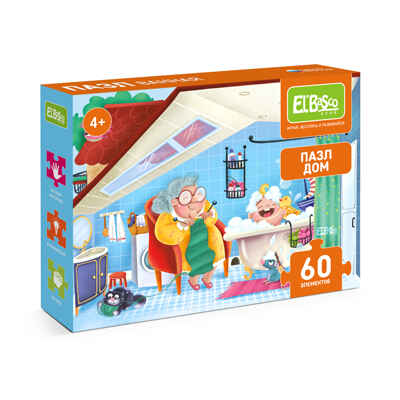 Пазлы "Дом. Ванная" 60 элементов, производитель Я РАСТУ ТОЙЗ, ISBN 467-0-14980-420-1№ 1