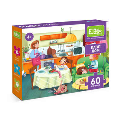 Пазлы "Дом. Кухня" 60 элементов, производитель Я РАСТУ ТОЙЗ, ISBN 467-0-14980-421-8№ 1