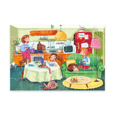 Пазлы "Дом. Кухня" 60 элементов, производитель Я РАСТУ ТОЙЗ, ISBN 467-0-14980-421-8№ 3