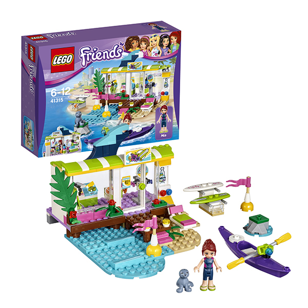 LEGO Friends 41315  Сёрф-станция, производитель LEGO (ЛЕГО), ISBN 570-2-01586-643-9, № 1
