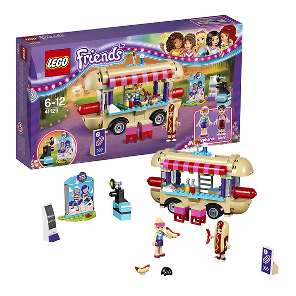 Конструктор Lego Friends Подружки. Парк развлечений: фургон с хот-догами, арт.41129, производитель LEGO (ЛЕГО), ISBN 570-2-01559-361-8, № 1