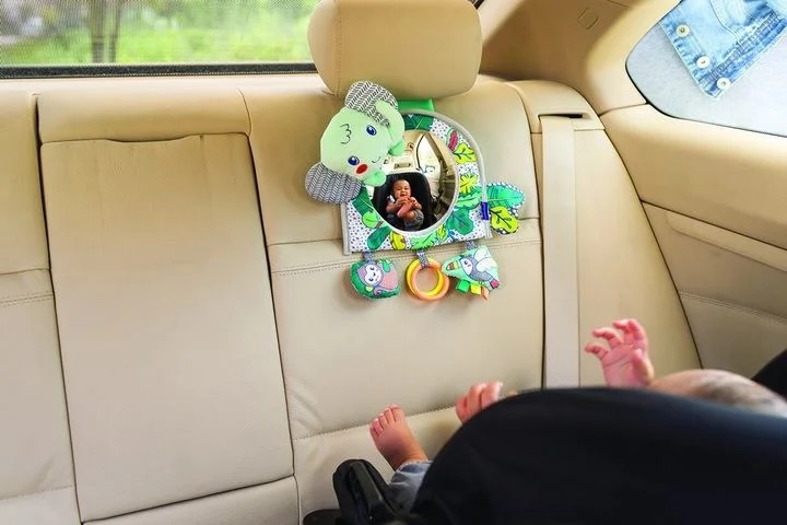 Игровое зеркало + зеркало заднего вида контроля за ребенком, арт. 315068, производитель Infantino (Инфантино), ISBN 077-3-55415-068-1, № 3