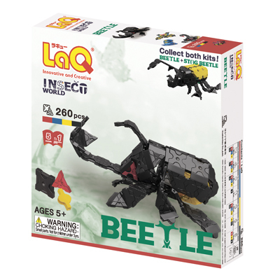 LAQ INSECT WORLD BEETLE Конструктор, 260 деталей, производитель LAQ, ISBN 495-2-90700-130-6, № 1