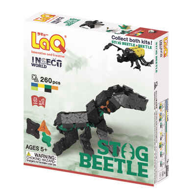 LAQ INSECT WORLD STAG BEETLE  Конструктор, 260 деталей, производитель LAQ, ISBN 495-2-90700-131-3№ 1